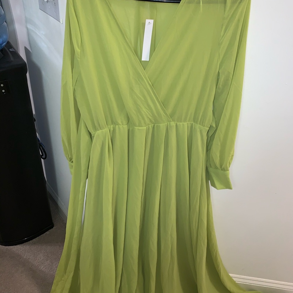 Floor Length Tropical Gown